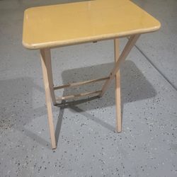 TV Folding Tray Table Wood