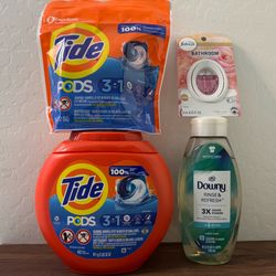 Tide pod laundry bundle