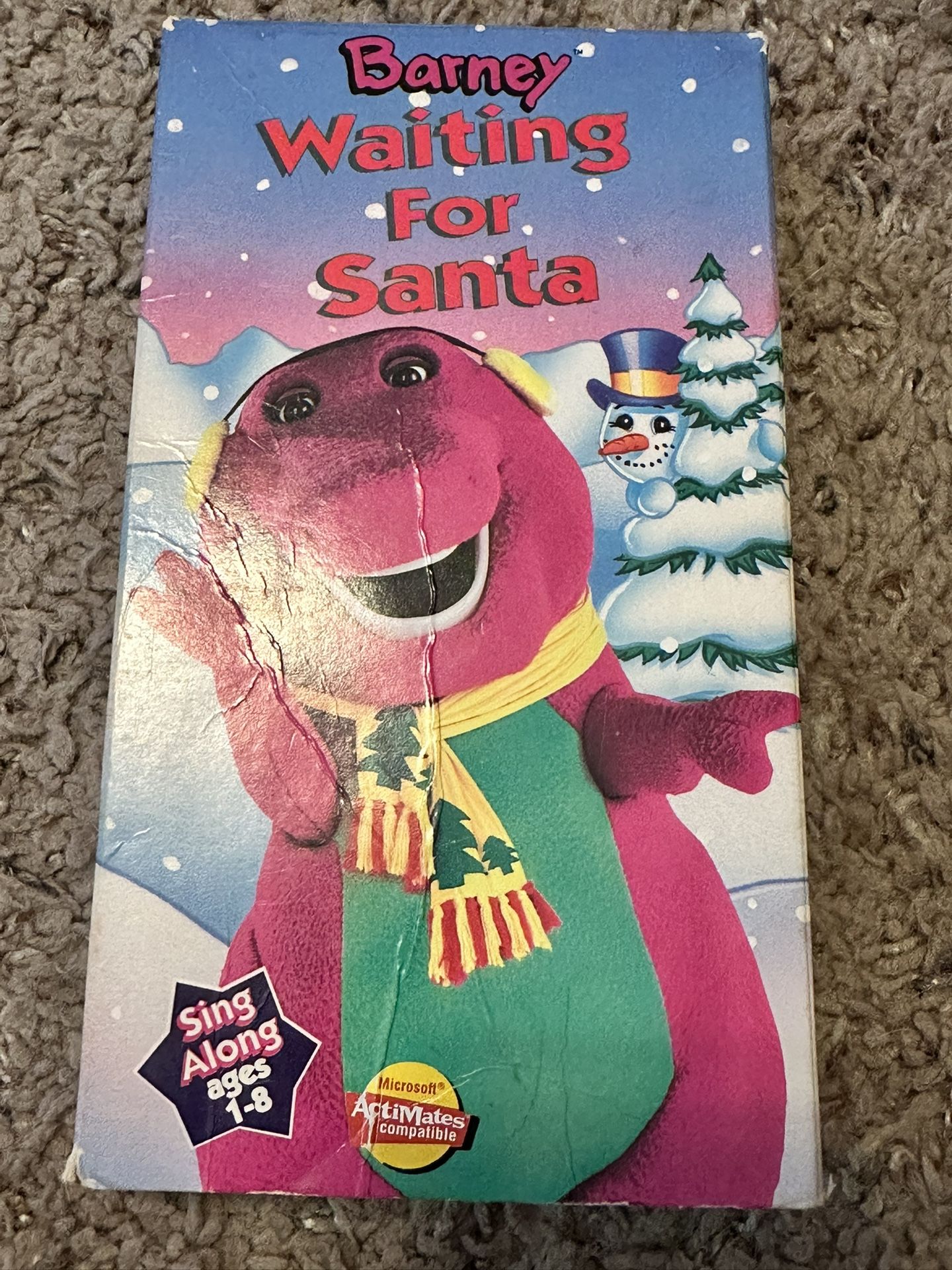 Barney Waiting For Santa VHS