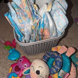 Swim Diapers And Car Seat Toys