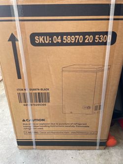 Chest Freezer - 3.2 Cubic Feet, New in Box, Back