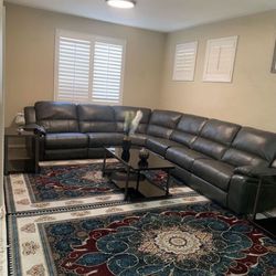 Power Reclining Sofas/Couches Along With Tables 