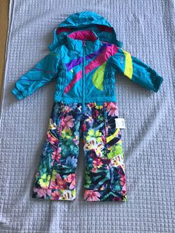 BRAND NEW Obermeyer insulated snow ski suit for kids with i-grow technology