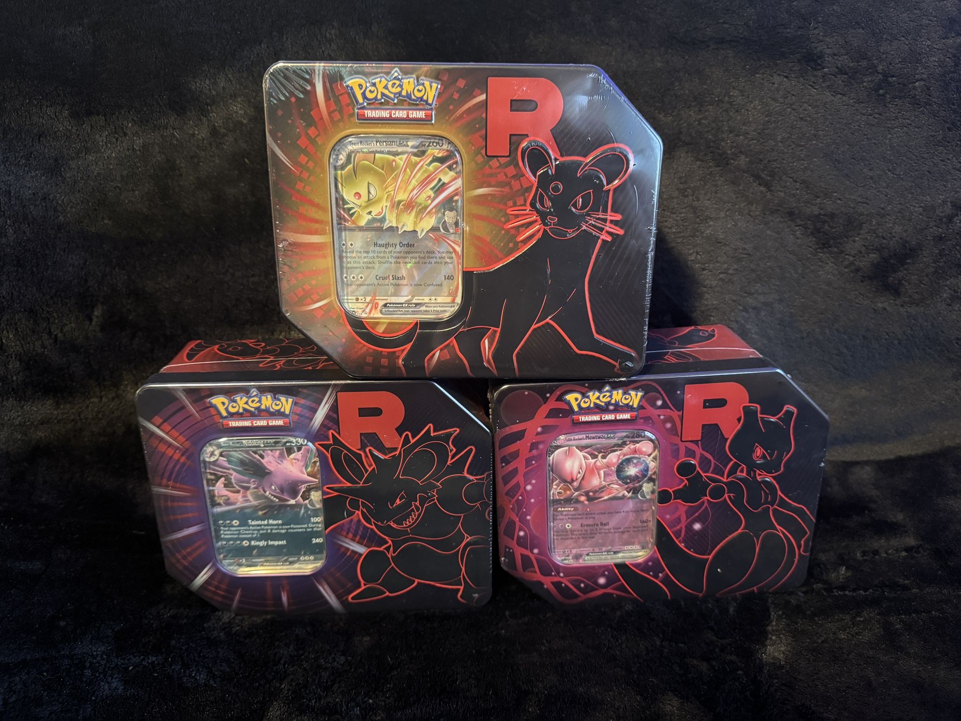 Team Rocket Tin [Set of 3] $120
