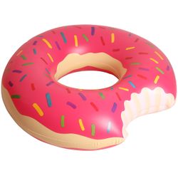 Rolling Aqua Inflatable Donut Pink