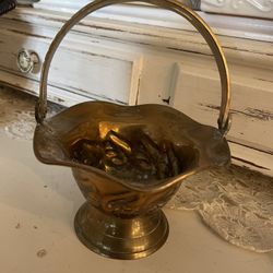 Small Metal Flower Basket