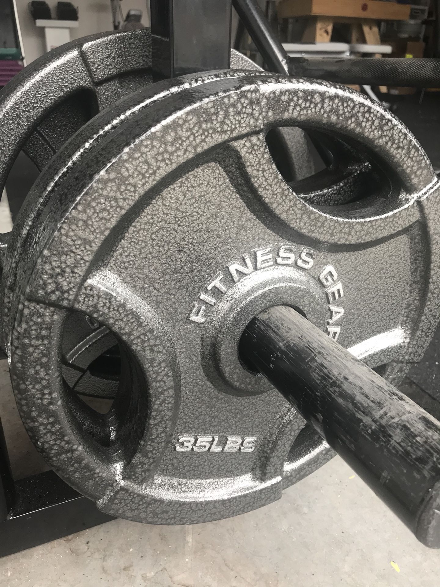 35 lbs free weights