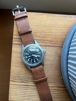 Hamilton khaki field, mechanical with leather strap Hamilton khaki field, mechanical with leather strap