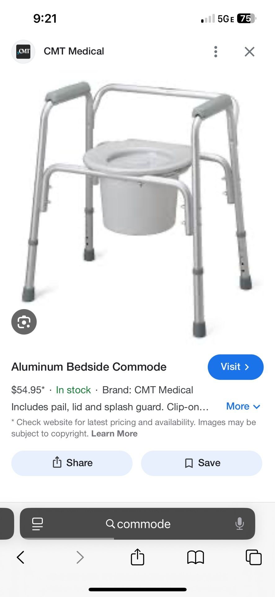 Bedside Commode