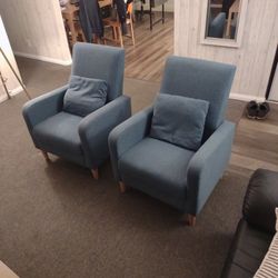 Modern living room chair set of 2 