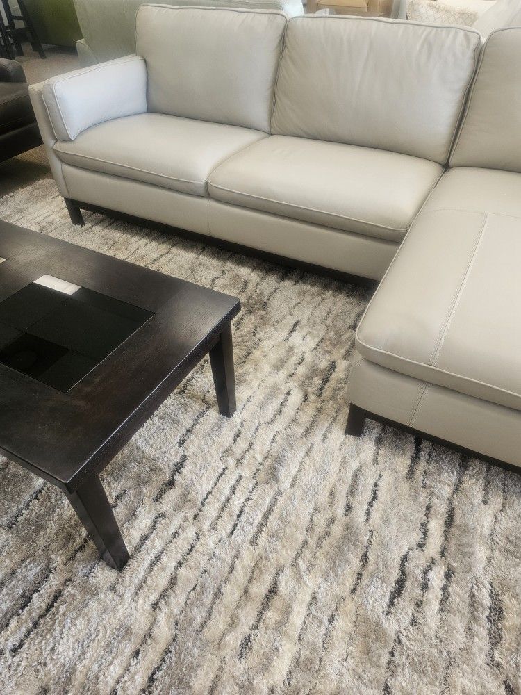 2-pc Leather Sectional Sofa-Virton 