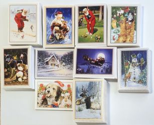 Christmas cards (30 pcs / 3 of each)