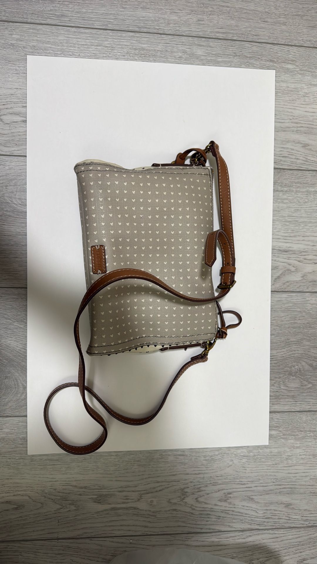 Fossil Crossbody Leather Bag 