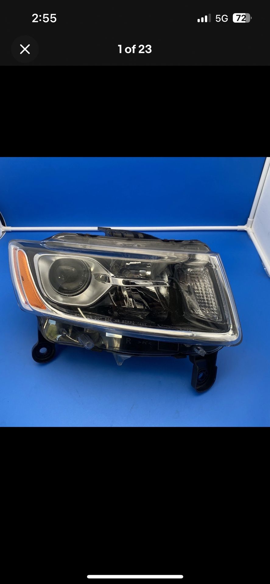 MINT 2014-2016 Jeep Grand Cherokee Passenger Right Side Halogen Headlight OEM