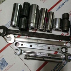 Snap On Specialty Wrenches And Sockets And A Couple Of Mac Tools 