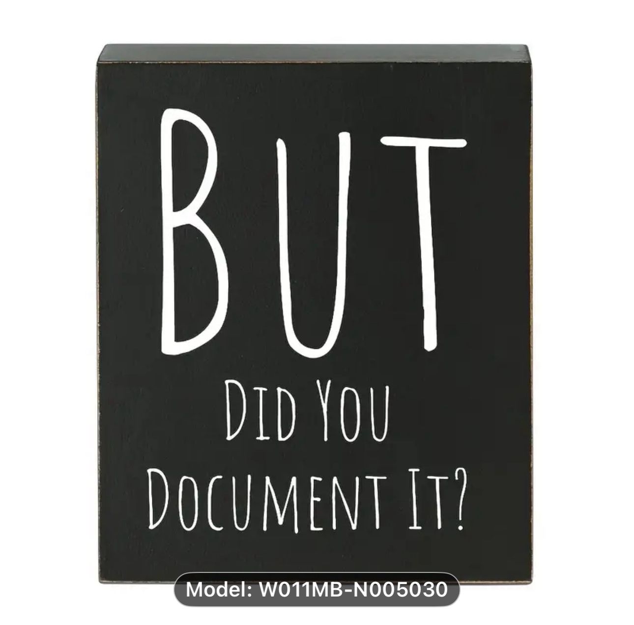 Human Resources Humor - Wooden Sign