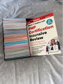 Maria Leik FNP review book and cards