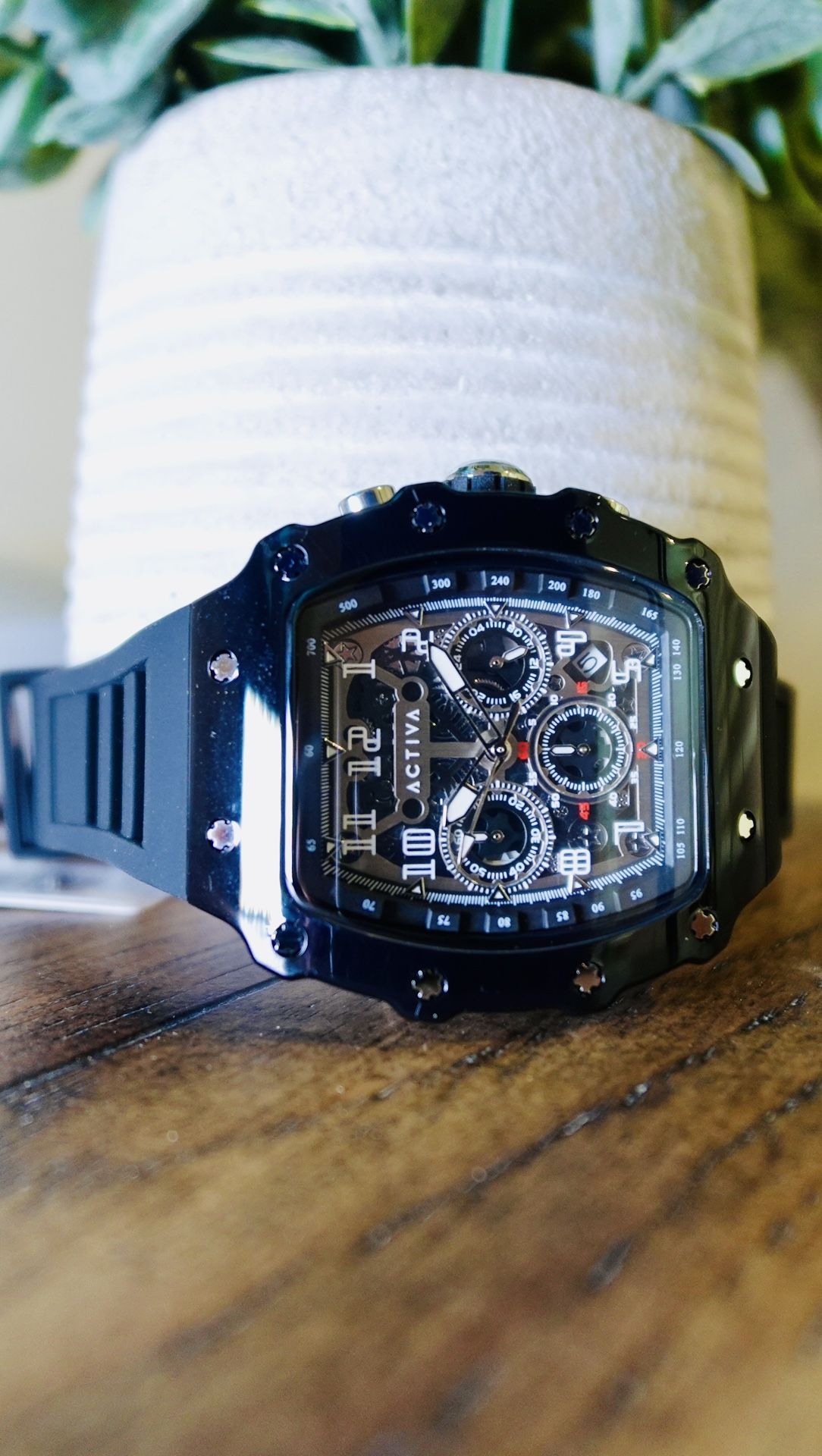 Invicta Activate X Skeleton Watch 44.3mm Black ACW2305