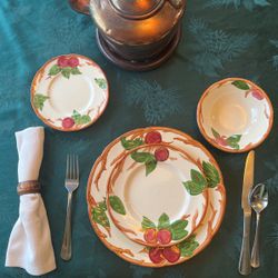 Franciscan Apple  dish set - 8 handpainted complete place settings