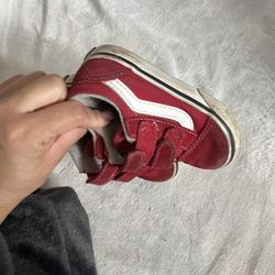 Size 6 Toddler Red Vans