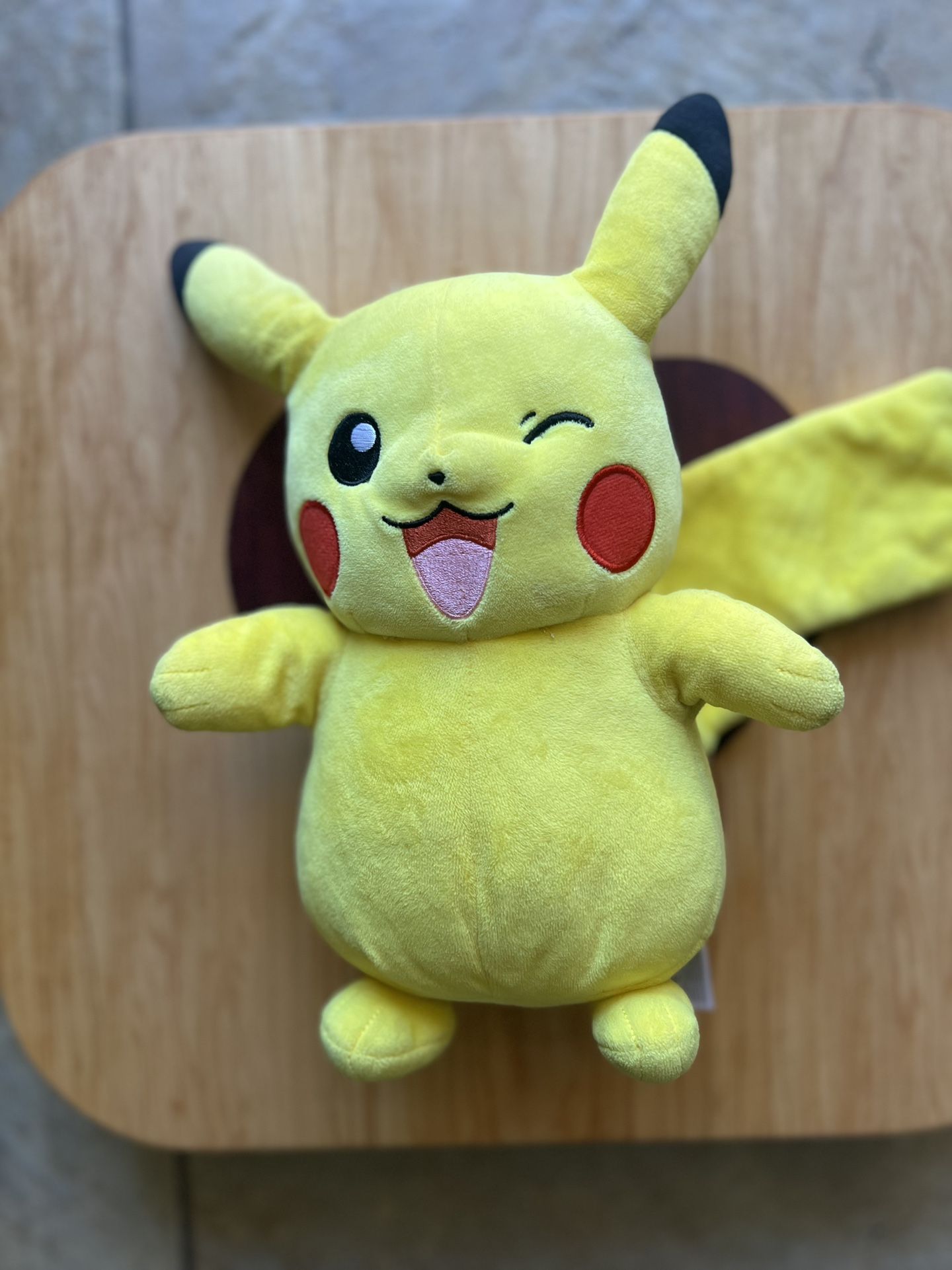 Pokemon Pikachu Plush WCT Stuffed Animal 14" Nintendo 2019 Stuffed Animal