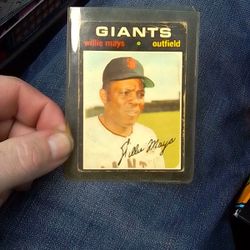 1971 Topps Willie Mays Baseball Card