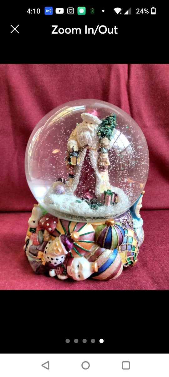 Christopher Radko Snow globe Large