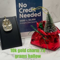 10k Hollow Charm 7.0 Grams 
