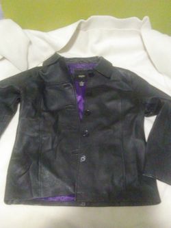 Genuine leather jacket size S