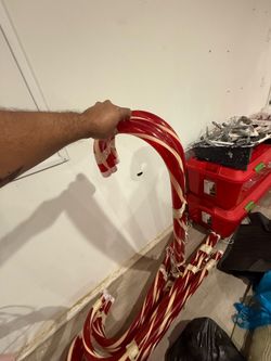 Gain candy canes have plenty of them