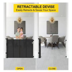 Extra Tall Retractable Baby/Pet Gate