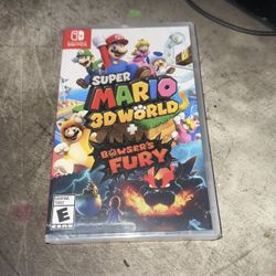 Super Mario 3d world And Bowsers fury New Sealed 