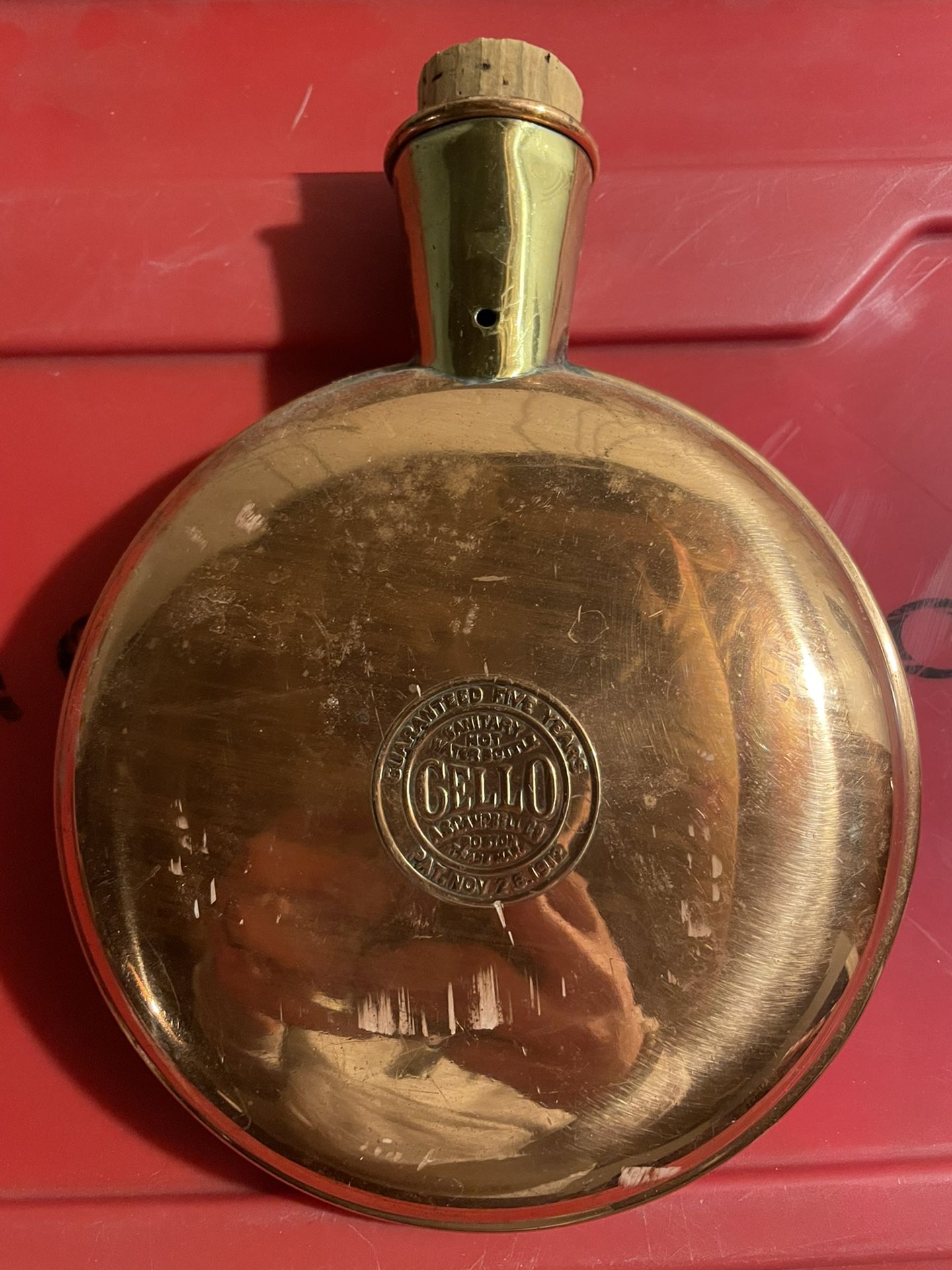 Cello Copper Vintage Hot Water Bottle