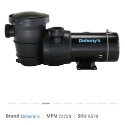 Doheny 6578 115v  Above Ground Pool Pump 