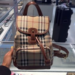 Burberry HayMarket Backpack