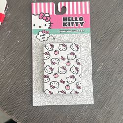 hello kitty  coming compact mirror