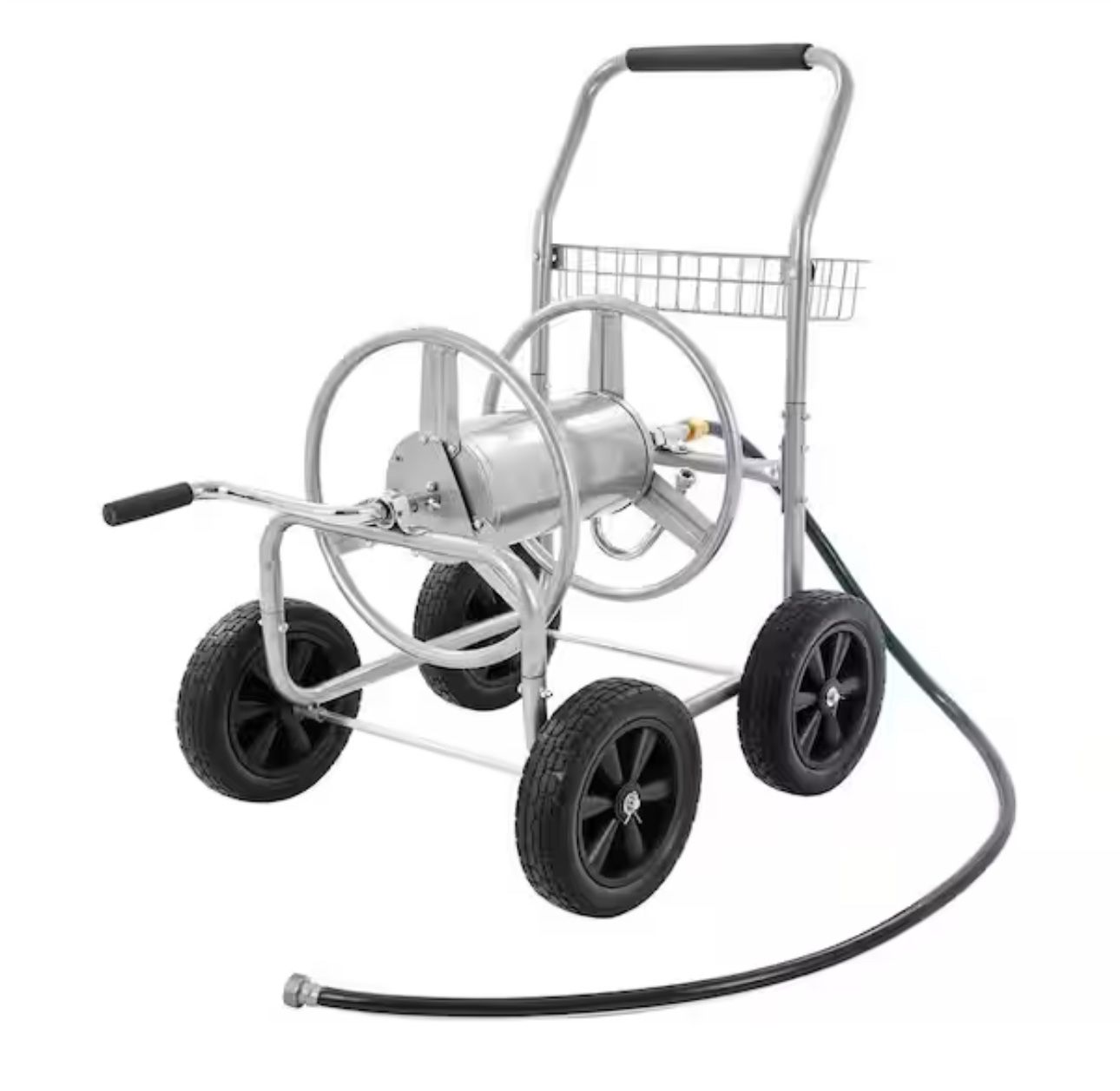 Pressure Washer/ Garden Hose Reel Cart With 4Wheels