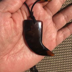 Agate pendant 40mm