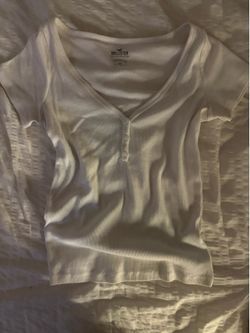 Hollister Fill Length Ribbed Top Size M