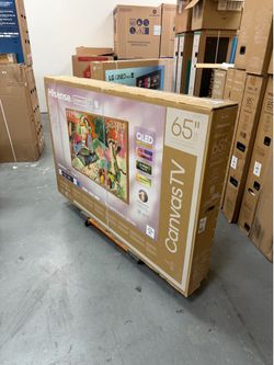 65 Inch Hisense QLED S7N 4K HDR Smart Canvas TV