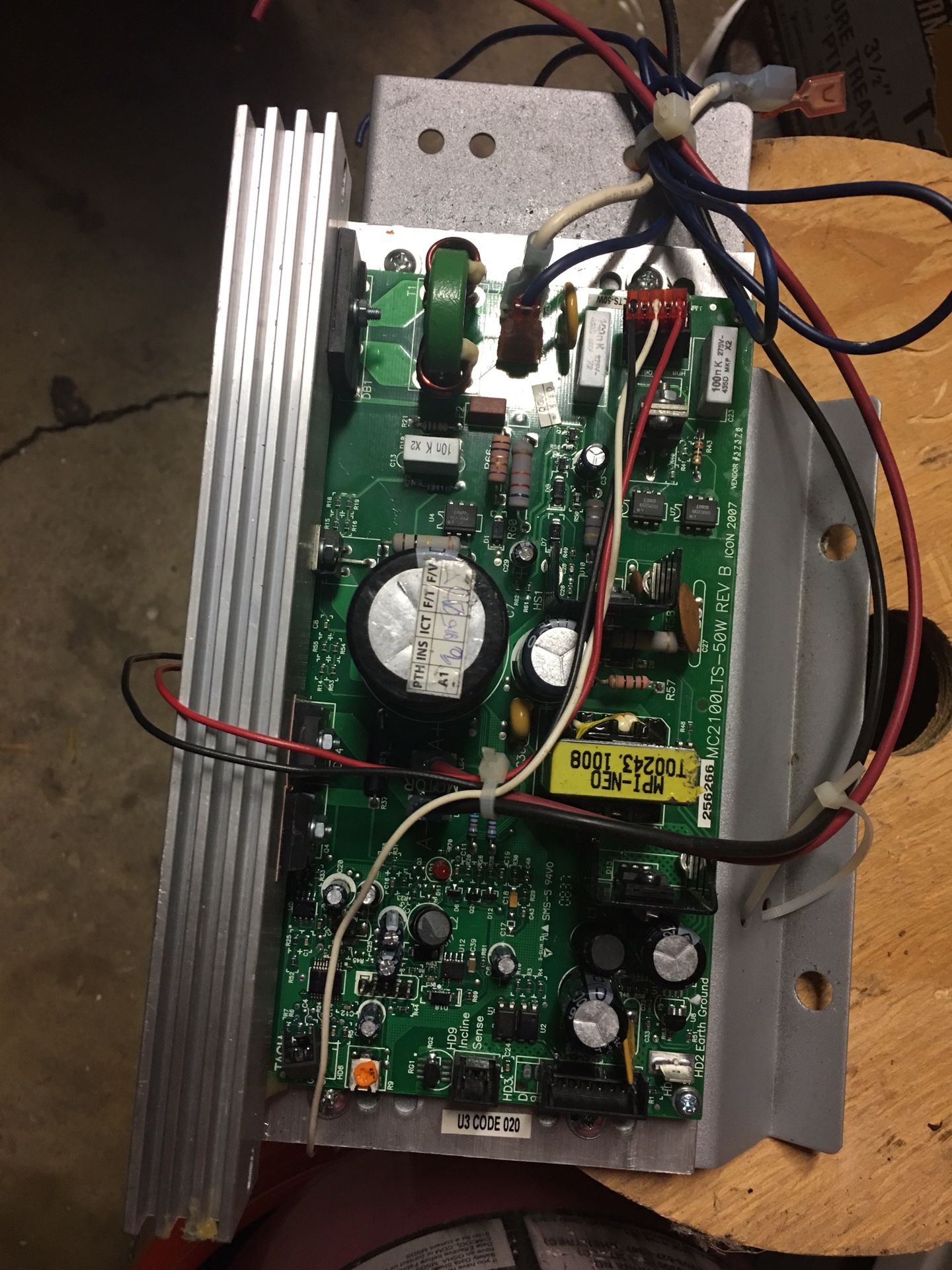 Treadmill Motor Control Board MC2100LTS-50W rev B