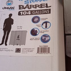 Collapsible Water Storage Barrel.  Quantity 4 Trying To Sell All. 40 Dollars Or Best Offer 