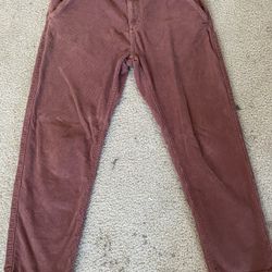 Red Corduroy Pants