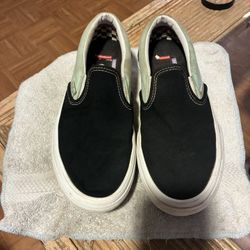 Black/Mint Vans 5.5