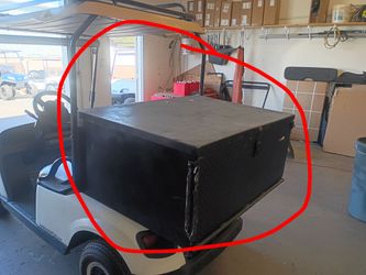 Golf cart utility bed
