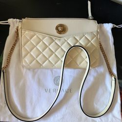Versace White Purse