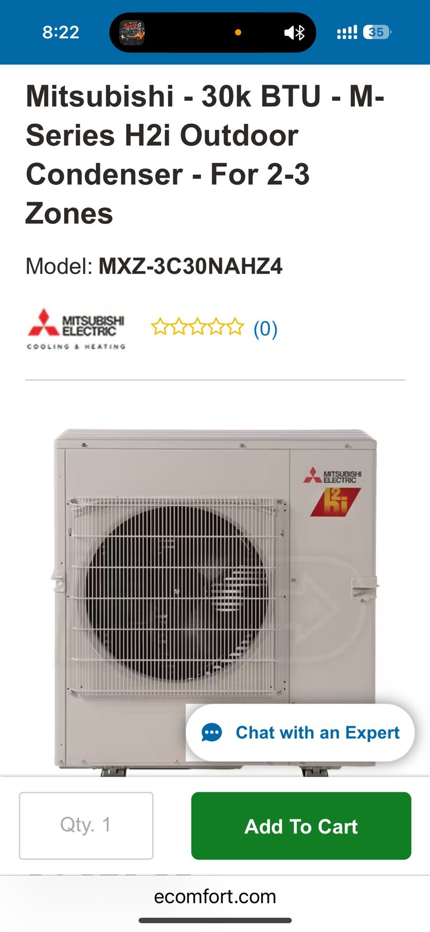 Mitsubishi outside Unit
