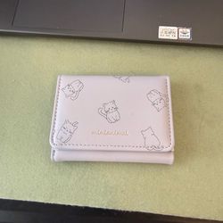 minianimal Cat Trifold Wallet