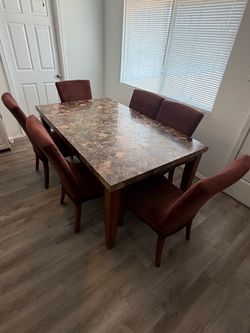 Marble dinning table