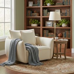 🎄Xmas Sale🎄Homy Casa Phoenix 41" Oversized Upholstered Sofa Armchair